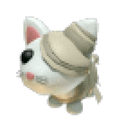 Halloween White Mummy Cat