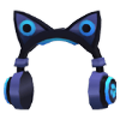 Blue Cat Ear Headphones