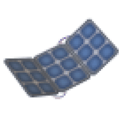 Eco Blue Solar Panel Backpack