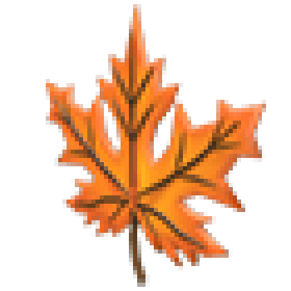 Eco Orange Maple Headpiece