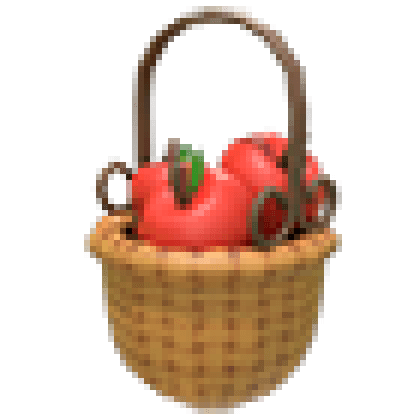 Eco Red Apple Basket Hat