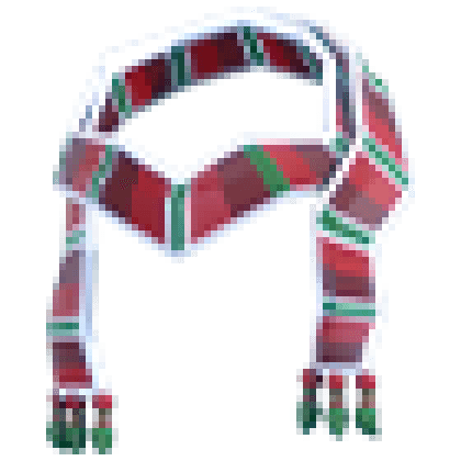 Festive Striped Scarf
