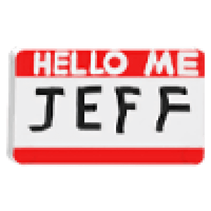 Jeff's Nametag
