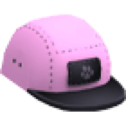 Pink 5 Panel Cap