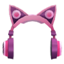 Pink Cat Ear Headphones