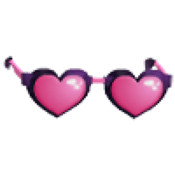Pink Heart Glasses