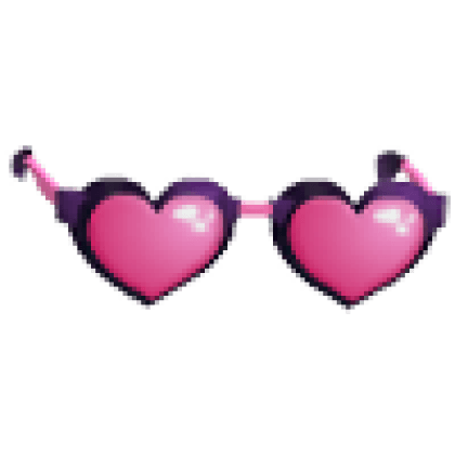 Pink Heart Glasses