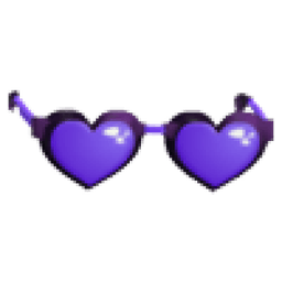 Purple Heart Glasses