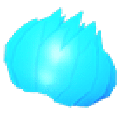 Spiky Blue Hair
