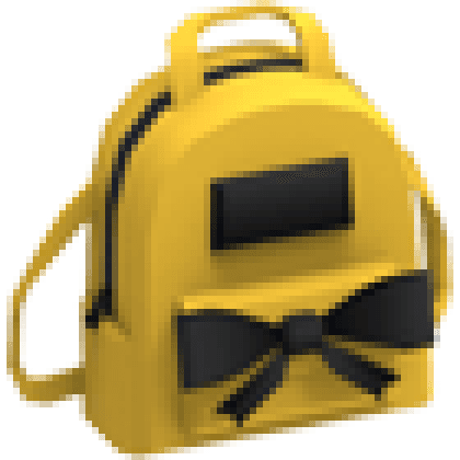 Yellow Designer Backpack