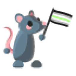 Agender Rat Sticker