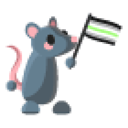 Agender Rat Sticker