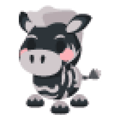 Ash Zebra Sticker