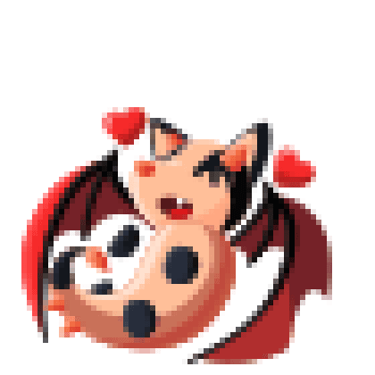 Bat Dragon Cuddle Animated Sticker