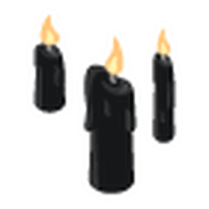 Black Candles Sticker