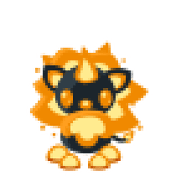 Blazing Lion Animated Sticker
