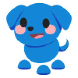 Blue Dog Sticker
