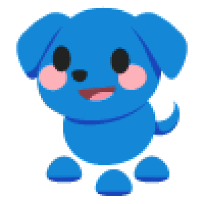 Blue Dog Sticker