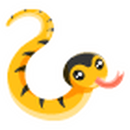 Cheeky Yellow Lipped Sea Krait Sticker