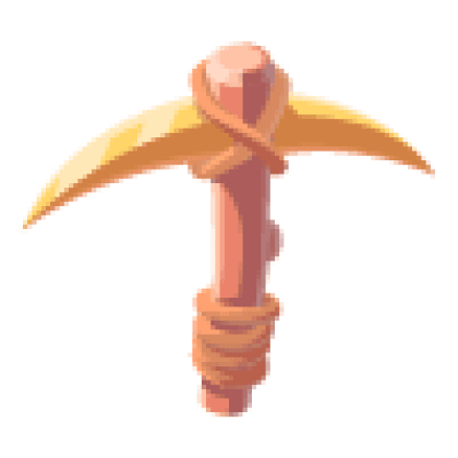 Copper Pickaxe Sticker