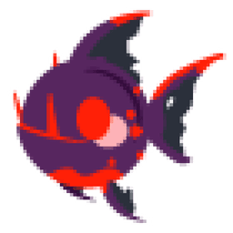 Dracula Fish Sticker