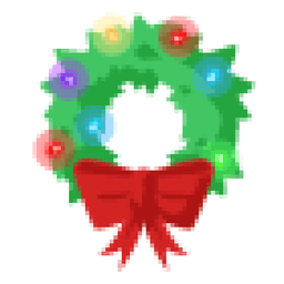 Festive Wreath Sticker