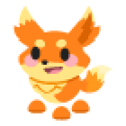 Flaming Fox Sticker