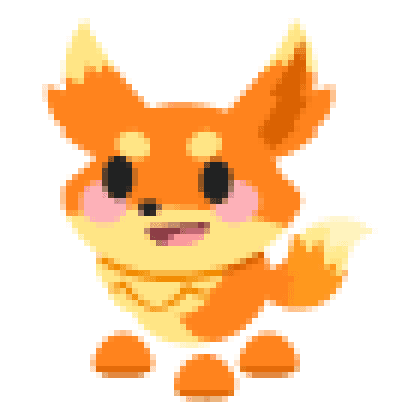 Flaming Fox Sticker