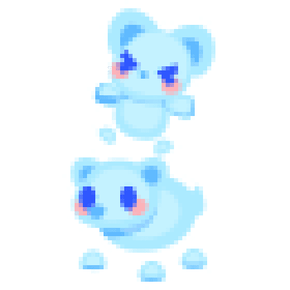Frostbite Bear and Cub Animated Sticker