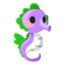 Genderqueer Seahorse Sticker