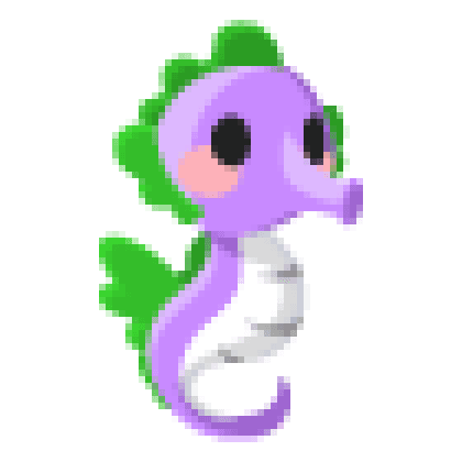 Genderqueer Seahorse Sticker