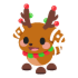 Gingerbread Reindeer Sticker