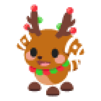 Gingerbread Reindeer Sticker