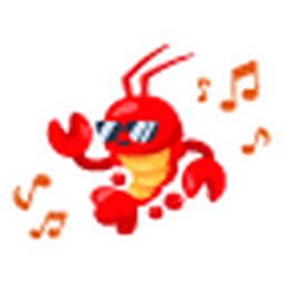 Groovy Lobster Sticker