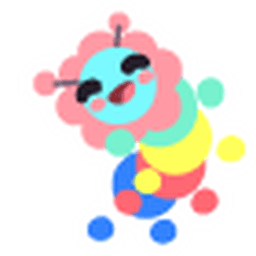 Gumball Caterpillar Sticker