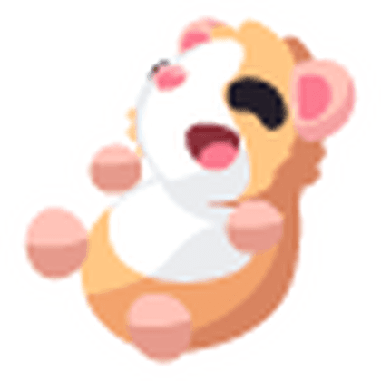 Happy Guinea Pig Sticker