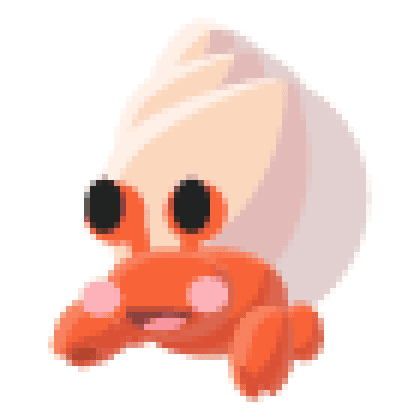 Hermit Crab Sticker