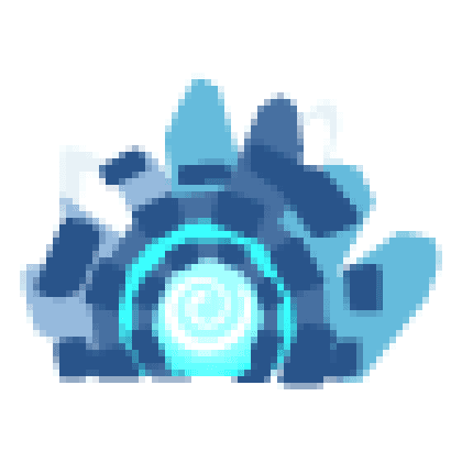 Ice Dimension Portal Sticker
