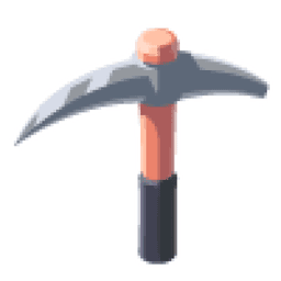 Iron Pickaxe Sticker