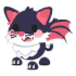 Kitty Bat Sticker