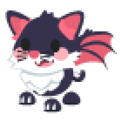 Kitty Bat Sticker