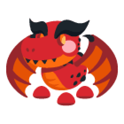 Lava Dragon Sticker