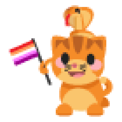 Lesbian Cat-Snake Alliance Sticker
