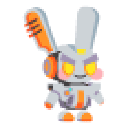 Mecha R4BBIT Sticker