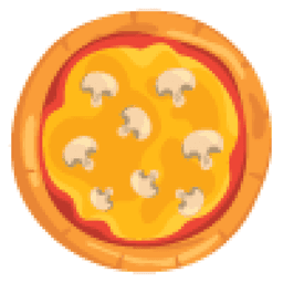Mushroom Pizza Sticker
