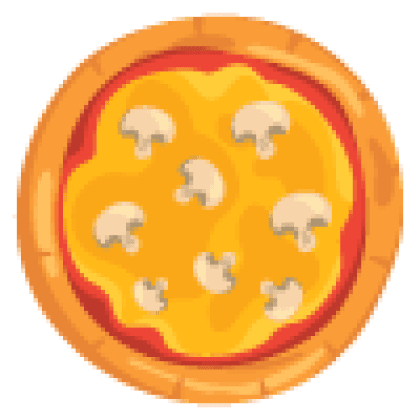 Mushroom Pizza Sticker