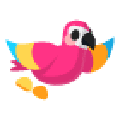 Pan Parrot Sticker