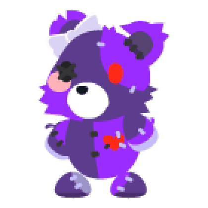 Patchy Bear Sticker