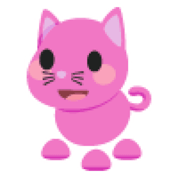 Pink Cat Sticker