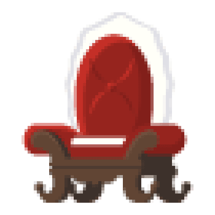 Santa's Throne Sticker